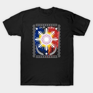 Philippine Flag Sun / Baybayin word Hinirang (Appointed/Chosen) T-Shirt